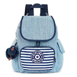 🆕 Kipling denim small backpack purse